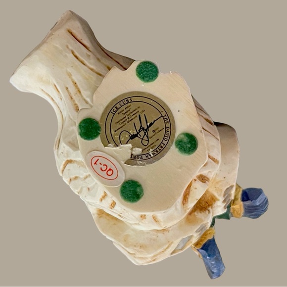 Retired Hand Painted Vtg 2001 David Frykman Polar Bear Figurine #DF2053 "Tundra" - Picture 9 of 9